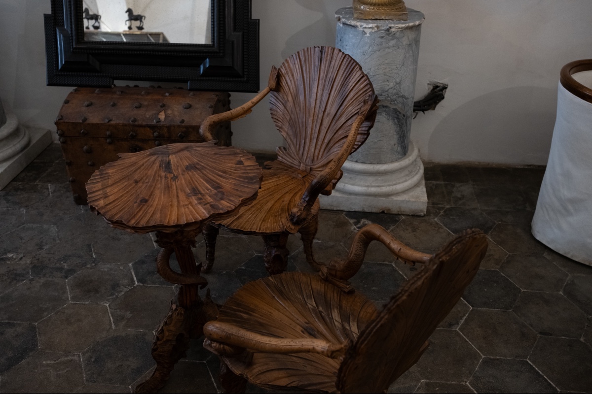 salottino in stile grotto Veneziano 