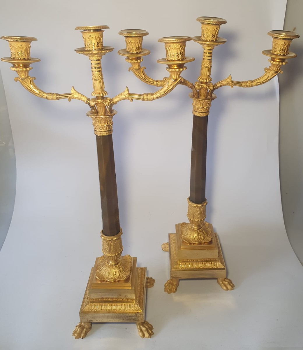 Coppia di candelabri Thomire 