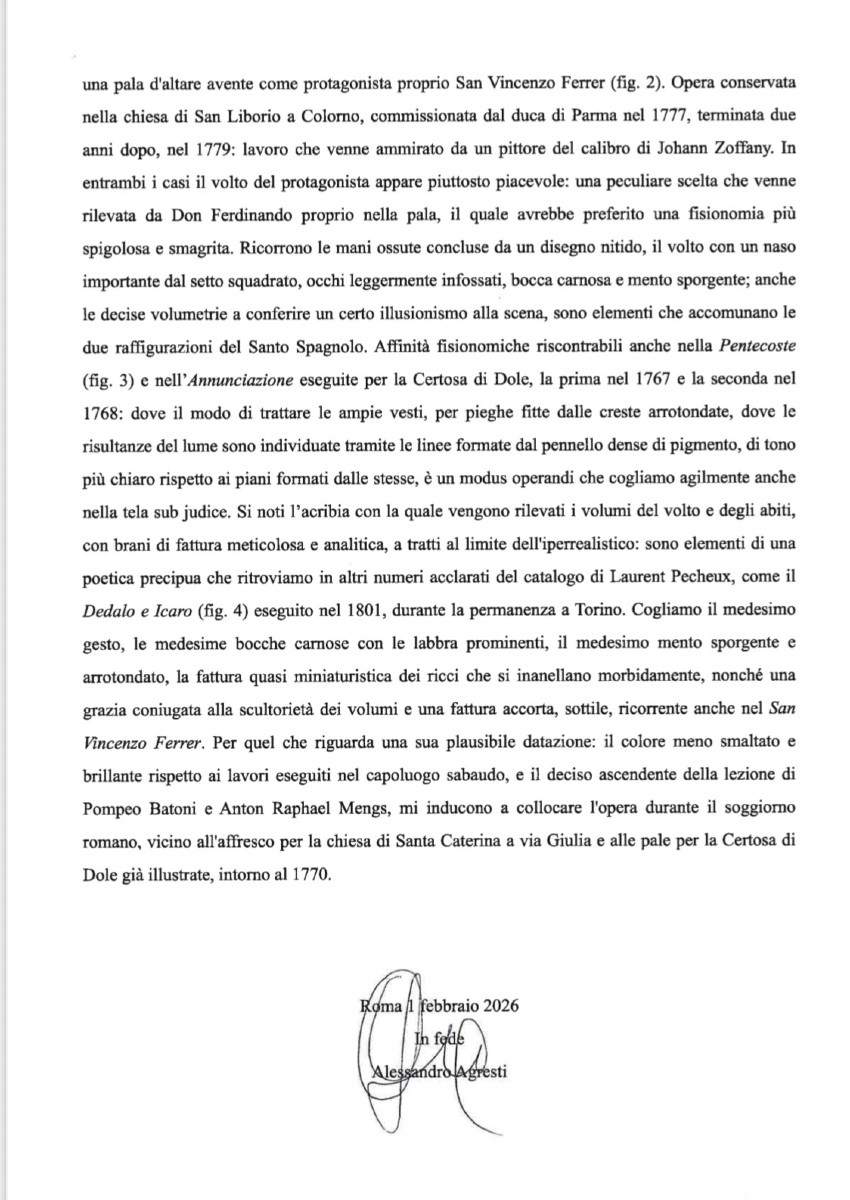 San Vincenzo Ferrer Scuola dell’Italia settentrionale, XVIII sec Olio su tela, cm 75 x 62-photo-5