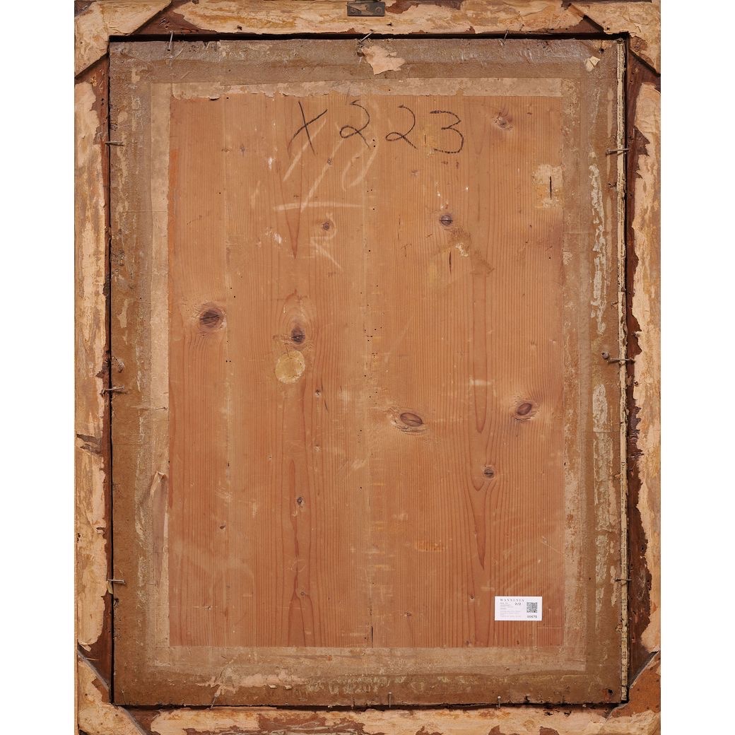 Coppia di pastelli del XVIII secolo Scuola emiliana, Pastello su carta-photo-1