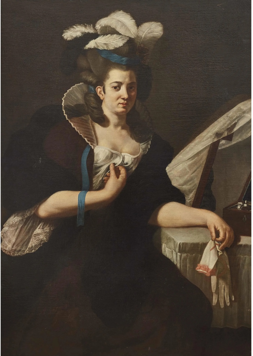 Ritratto di dama alla toeletta 