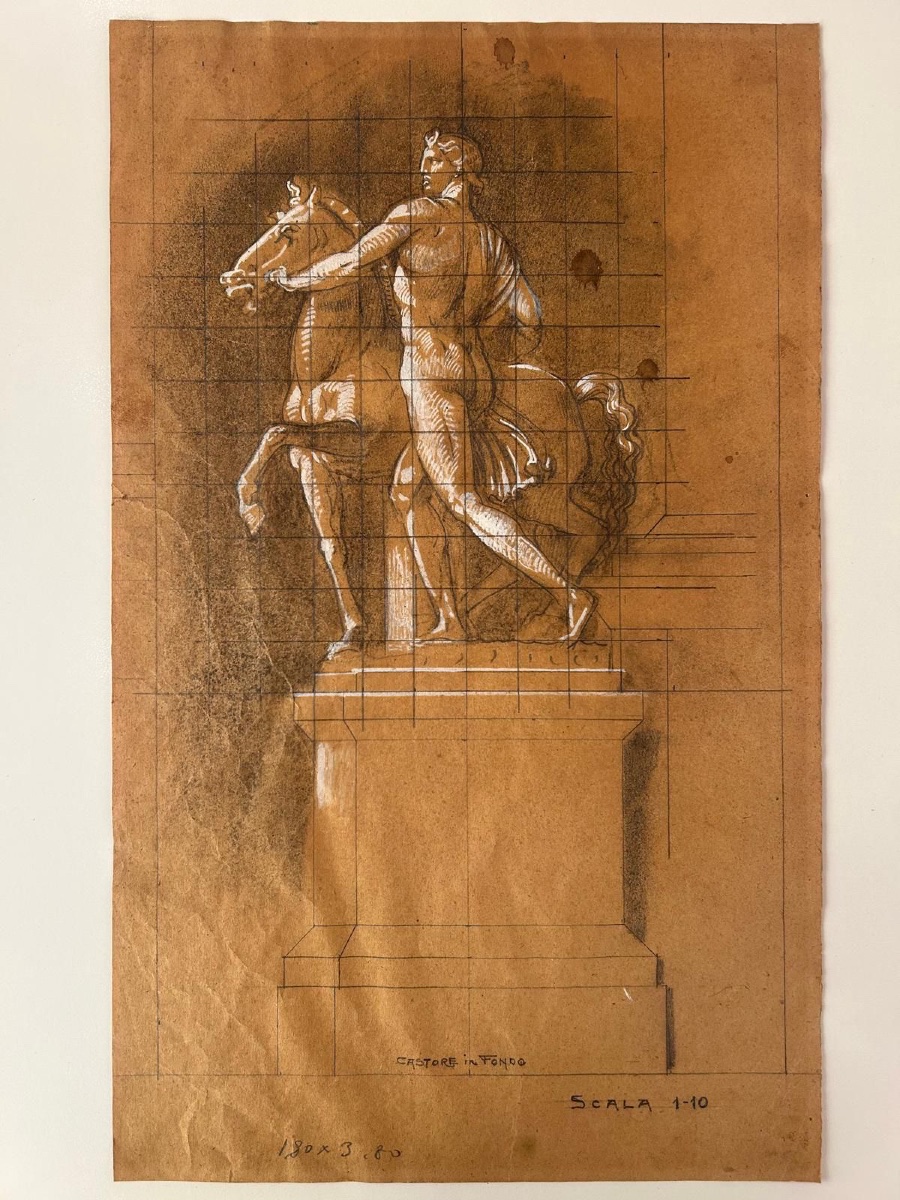 Bozzetto di Lodovico Pogliaghi per la scenografia dell’opera  “Nerone”-photo-2