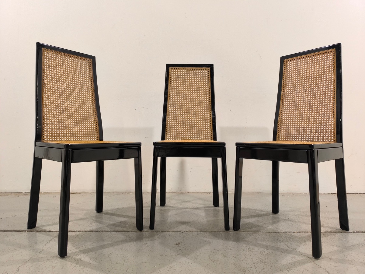 Otto sedie di Tito Agnoli (1931-2012), modello 840 per Montina, Italia, 1971-photo-3