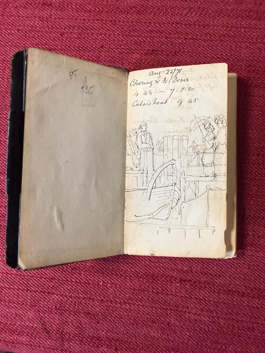 Album di viaggio Inghilterra-Italia, 1871