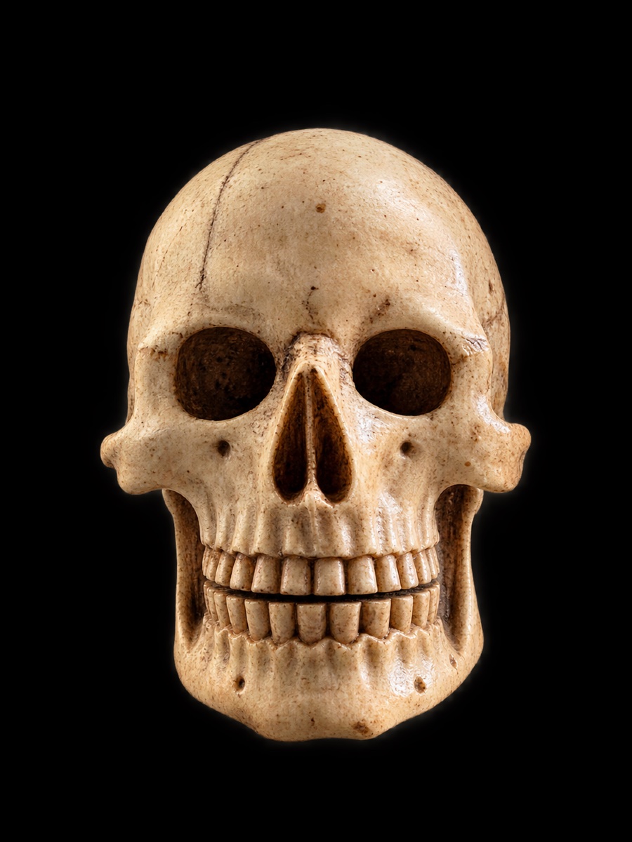 Memento Mori in osso del XVIII secolo