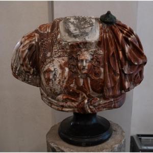 Busto in marmo di diaspro di Sicilia 