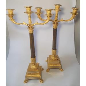 Coppia di candelabri Thomire 