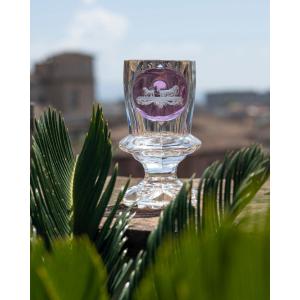 Coppa in cristallo, 1820–1830, provenienza: Marchesi del Carretto.