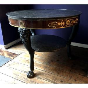 Consulate Period Pedestal Table