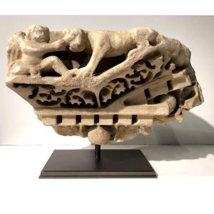 Fragment  Roman Sidamara Type Sarcophagus