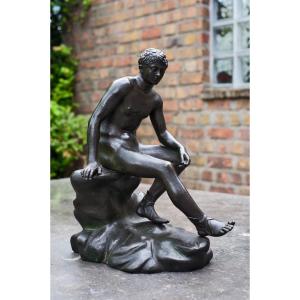 Bronze Seated Mercury 