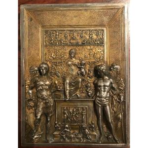 Virgin And Child Gilded Silver