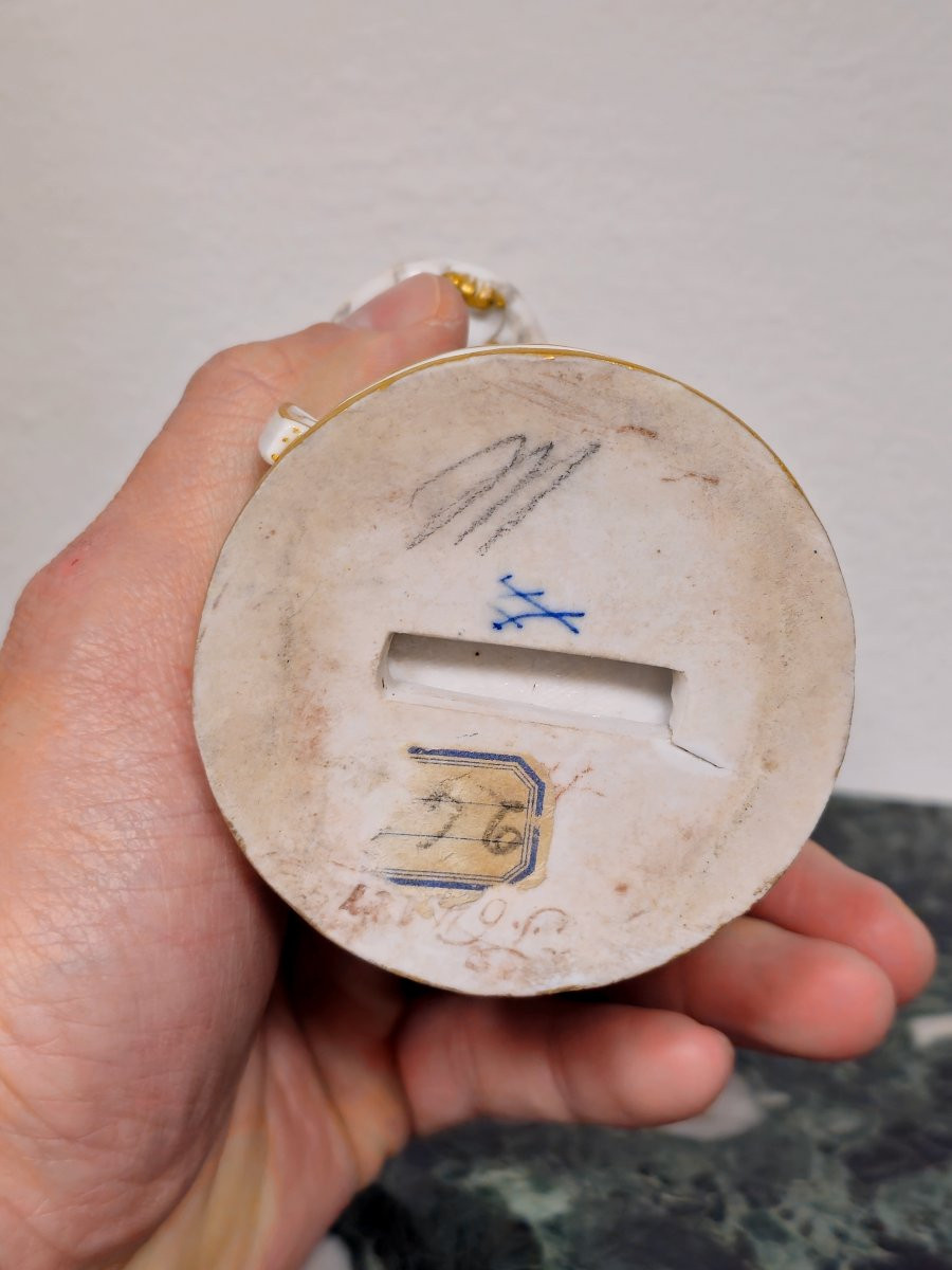 Dama con crinolina di Meissen primi '800-photo-1