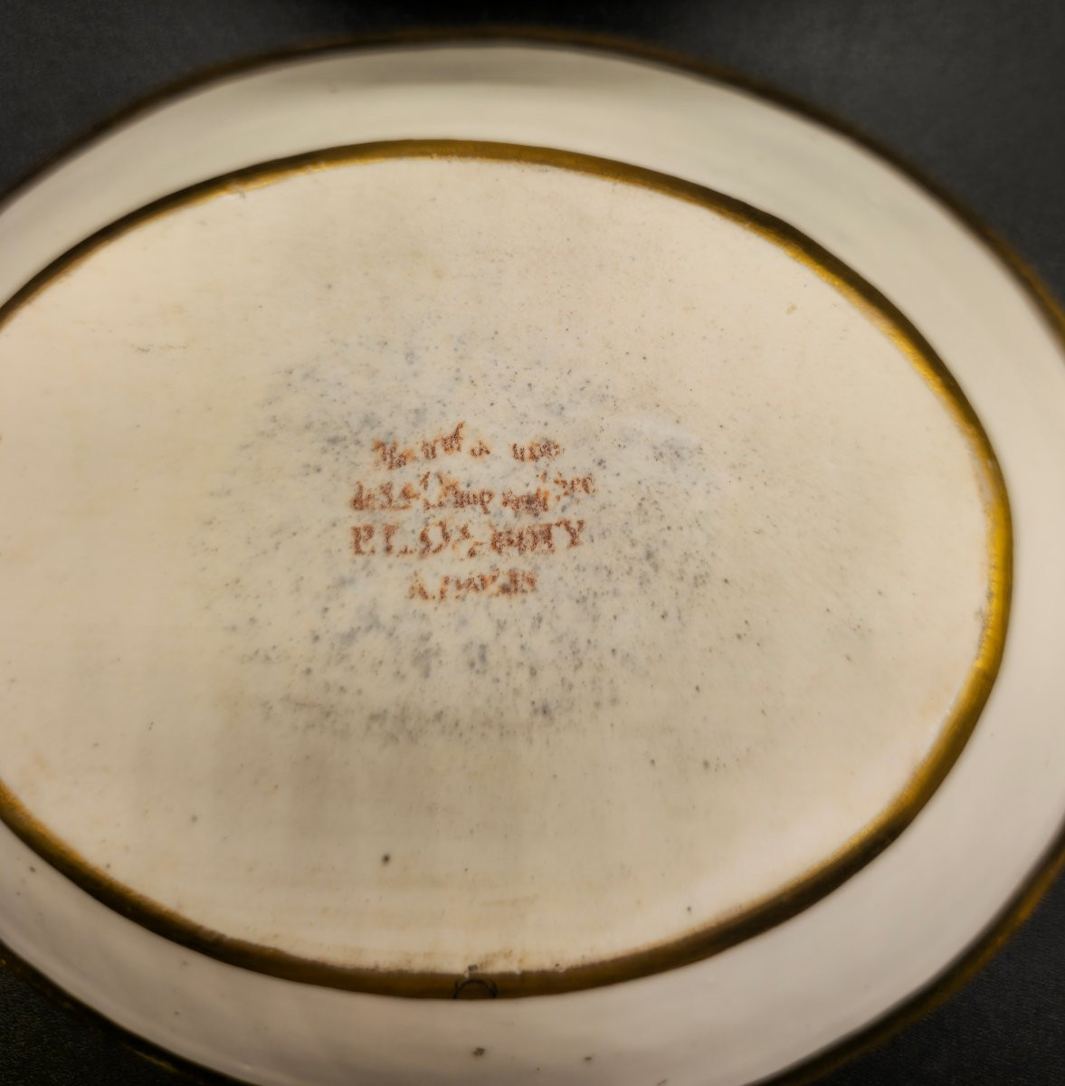 Tazzina con piattino a forma di cigno Dagoty Parigi-photo-5