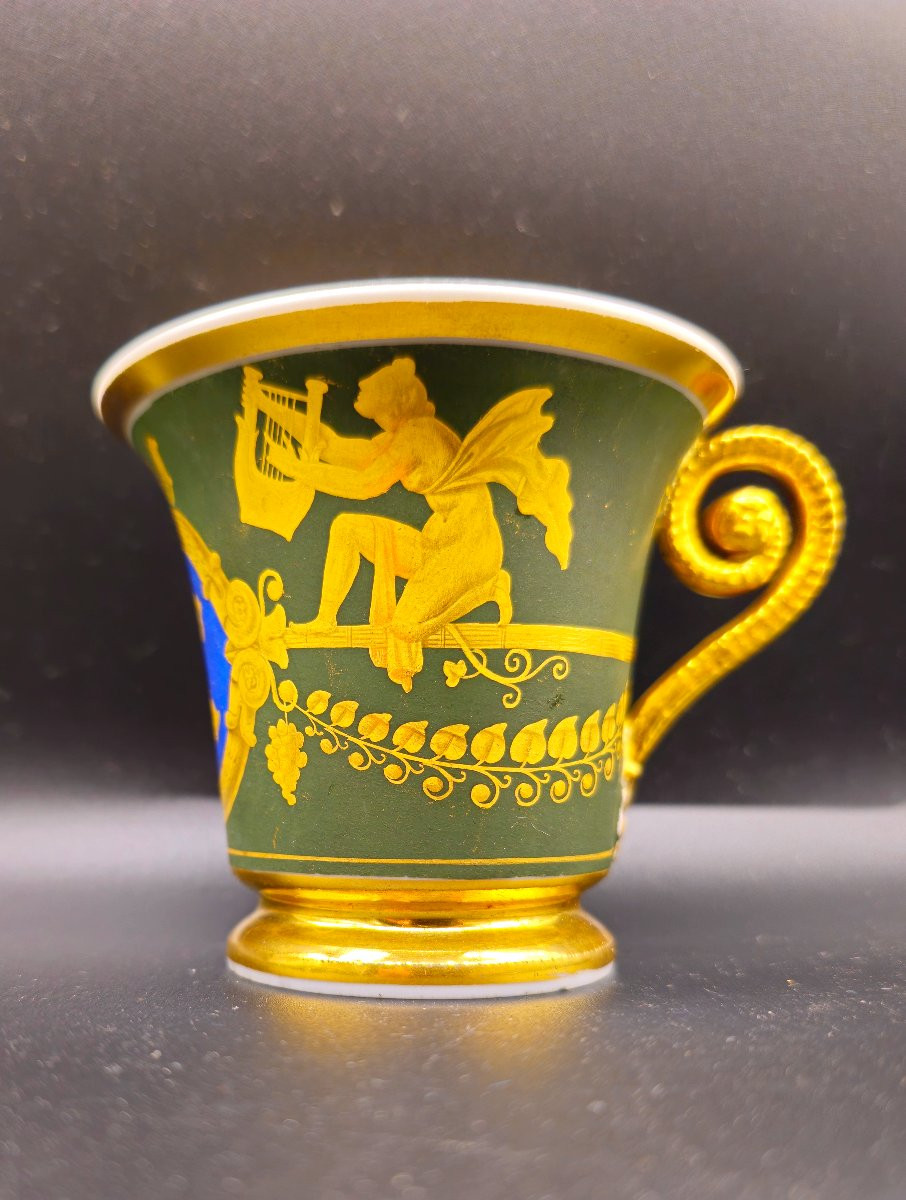 Tazzina con piattino Pouyat/La Courtille-photo-3