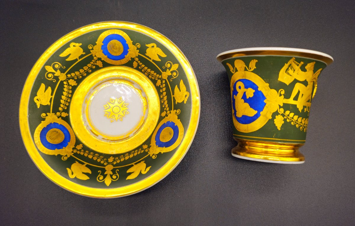 Tazzina con piattino Pouyat/La Courtille-photo-2