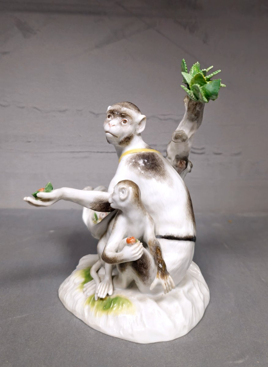 Gruppetto di scimmie di Meissen-photo-2