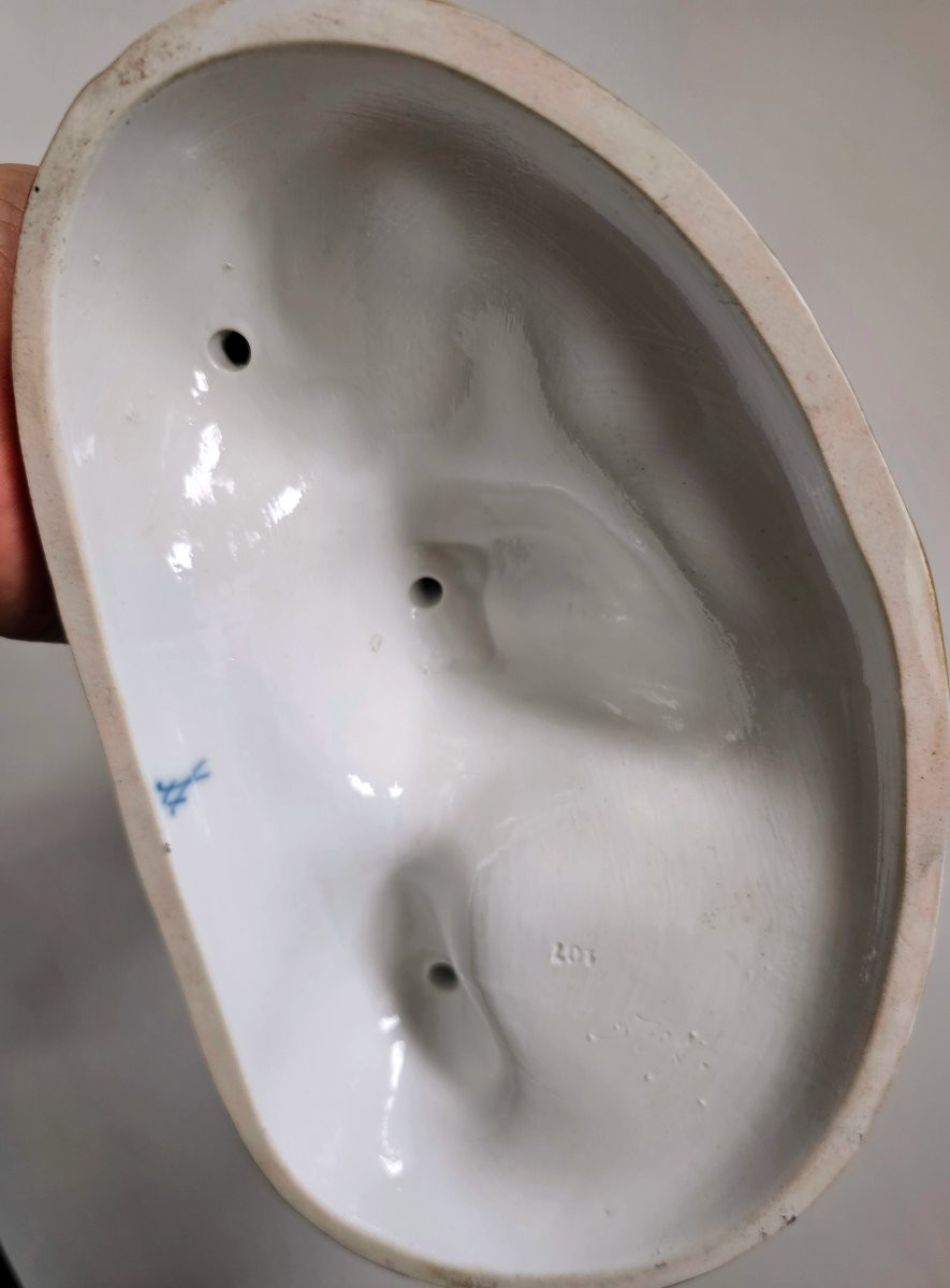 Gruppo in porcellana di Meissen "L'Elettore di Sassonia-photo-2