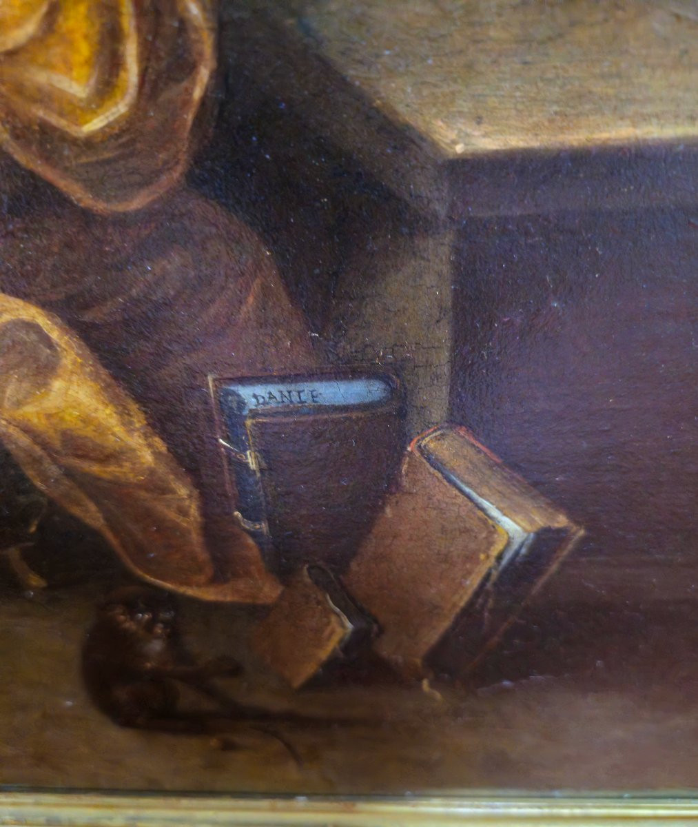 Daniel Hagens Olio su Tavola "Allegoria del Cattivo Governo"-photo-6