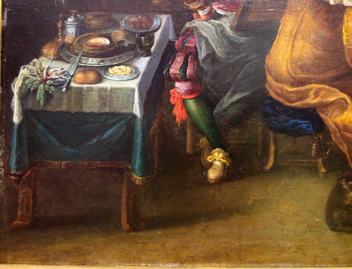 Daniel Hagens Olio su Tavola "Allegoria del Cattivo Governo"-photo-4