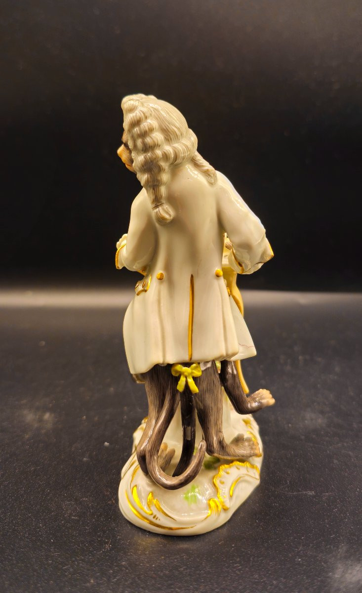 Scimmia Meissen Pianista-photo-4