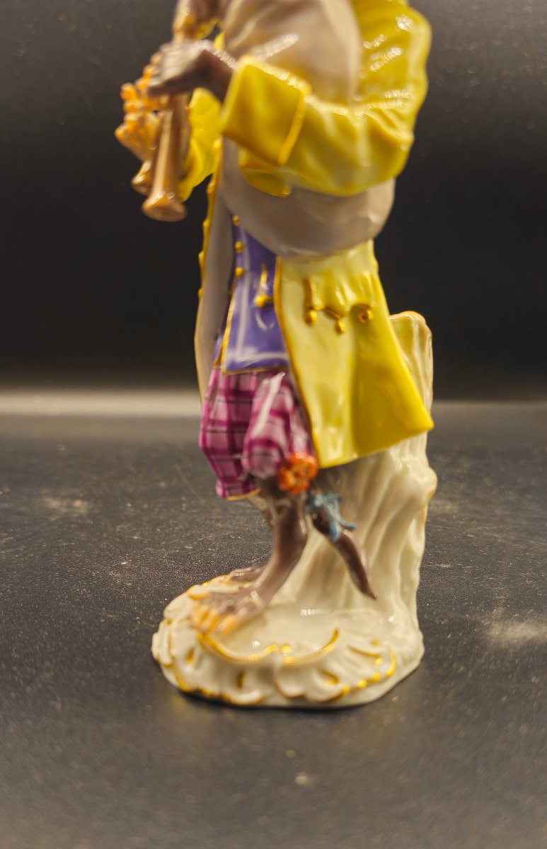 Scimmia Meissen Zampognaro-photo-1