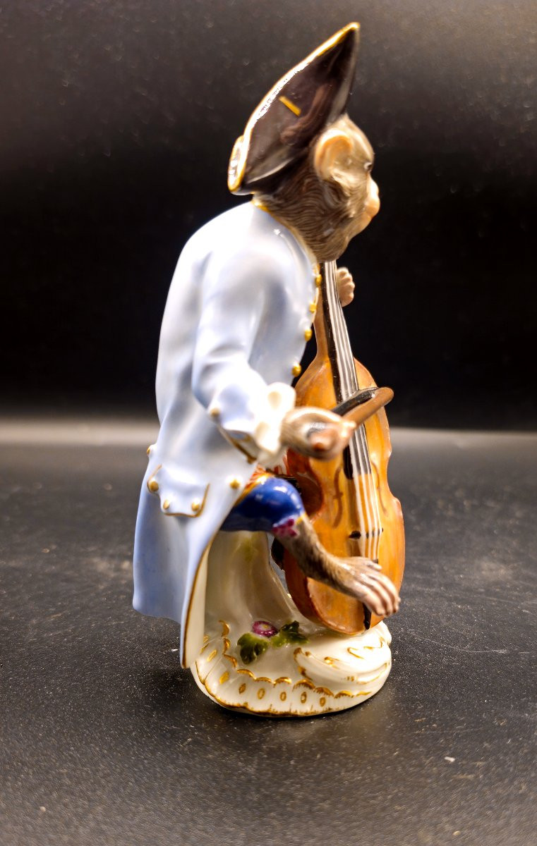 Scimmia Meissen Violoncellista-photo-2