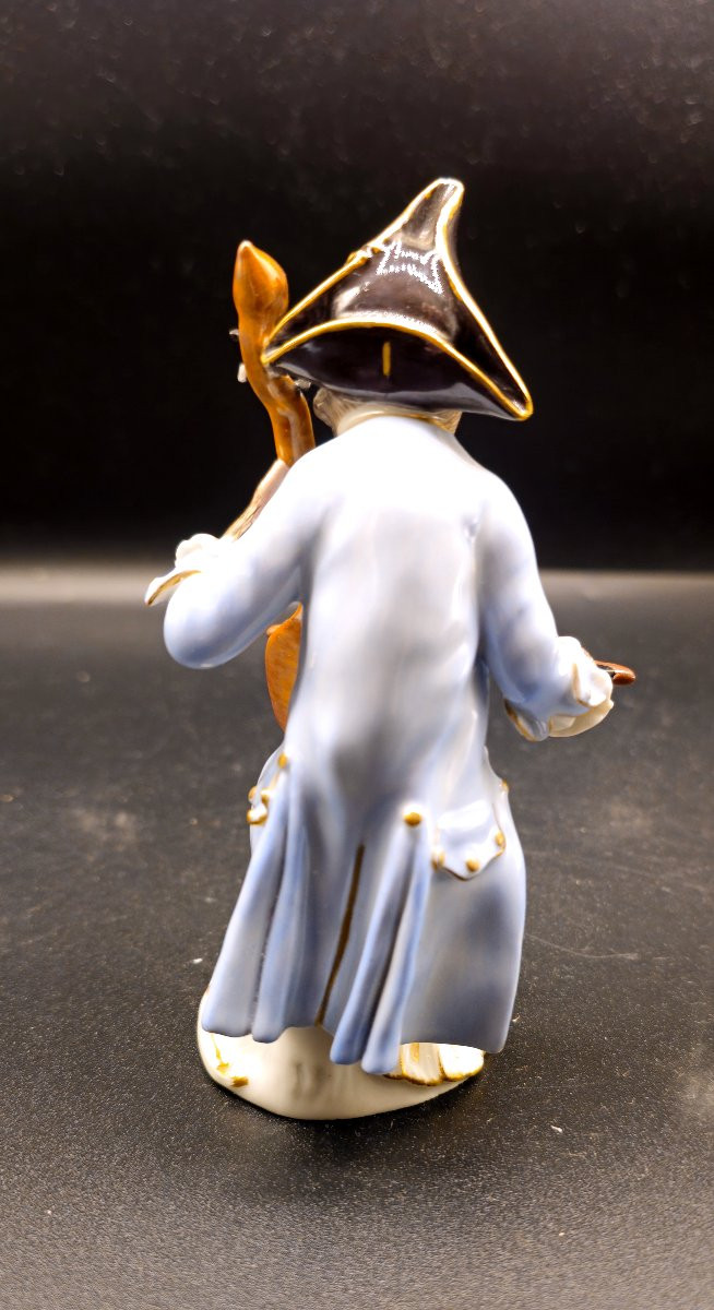 Scimmia Meissen Violoncellista-photo-3