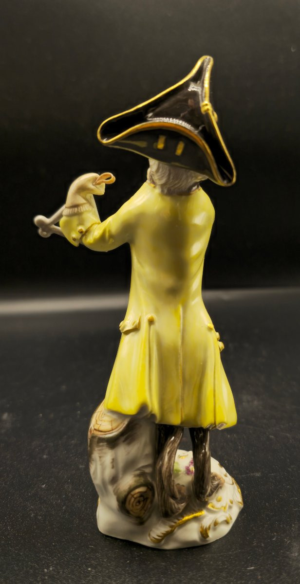 Scimmia Meissen Suonatore di triangolo-photo-3