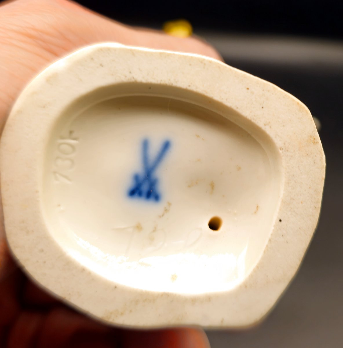 Scimmia Meissen Suonatore di triangolo-photo-2