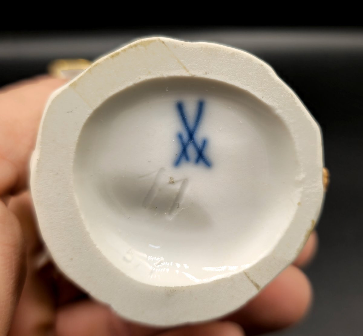 Scimmia Meissen Suonatore di Flauto-photo-3