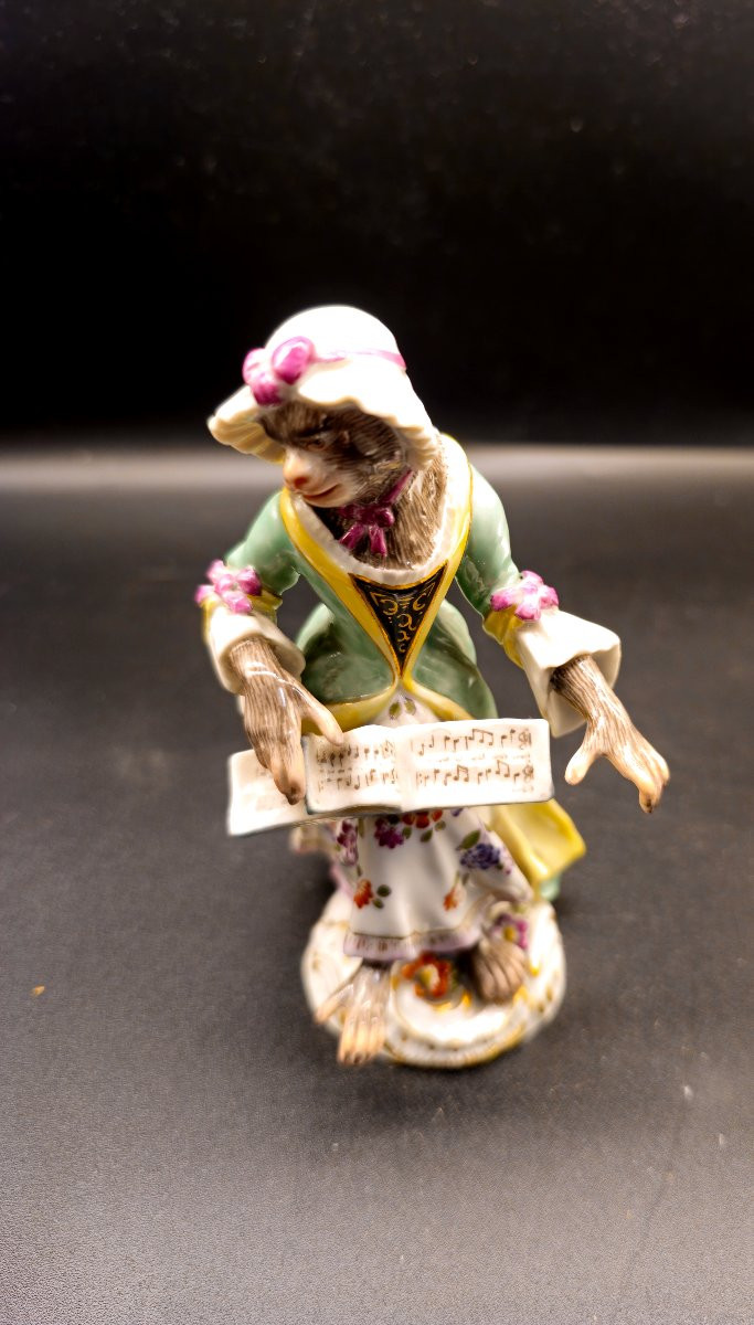 Scimmia Meissen Cantante-photo-2