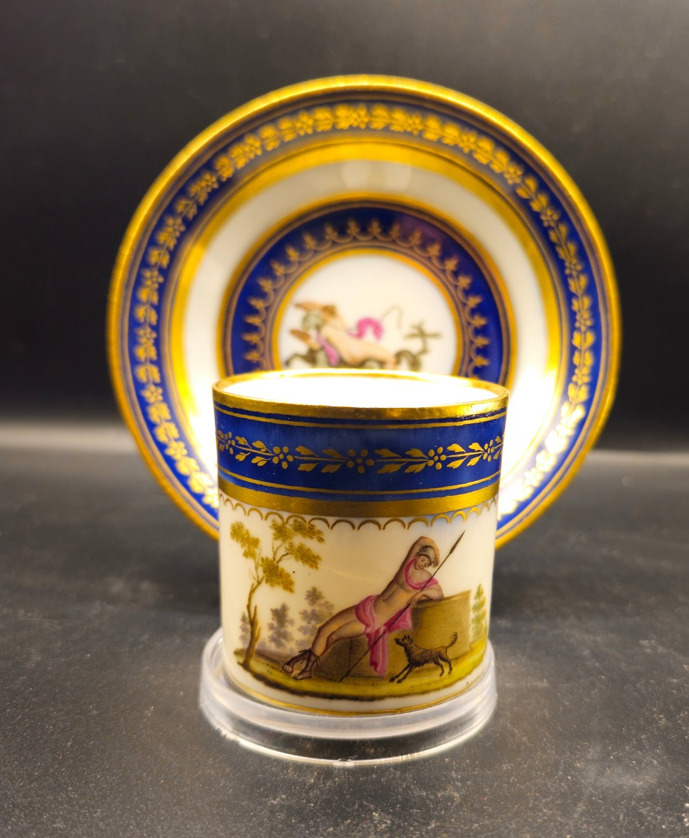 Tazzina con piattino della Real Fabbrica Ferdinandea