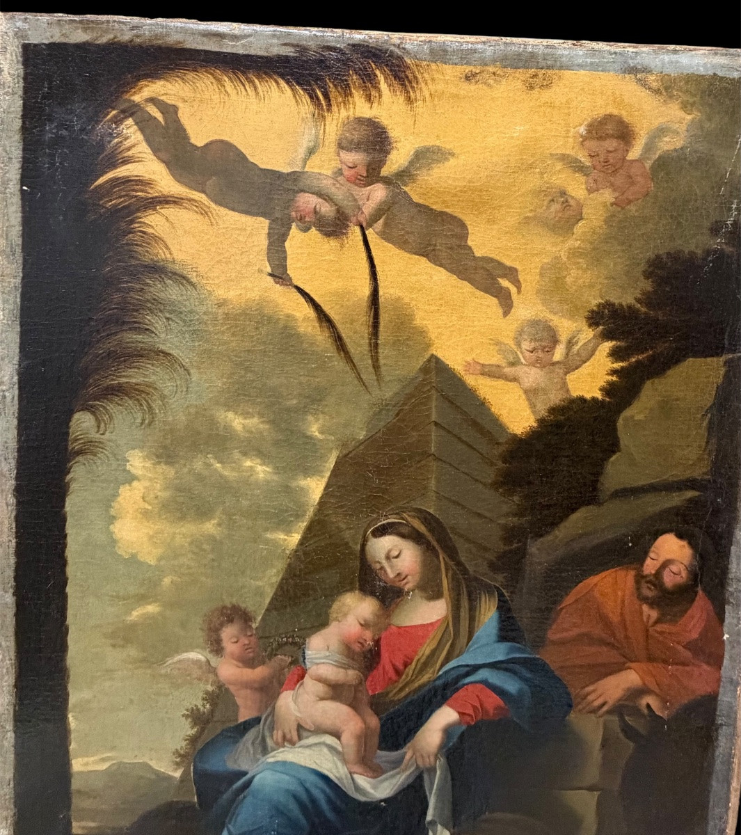 Riposo dalla Fuga in Egitto Ambito di Jacques Stella-photo-2