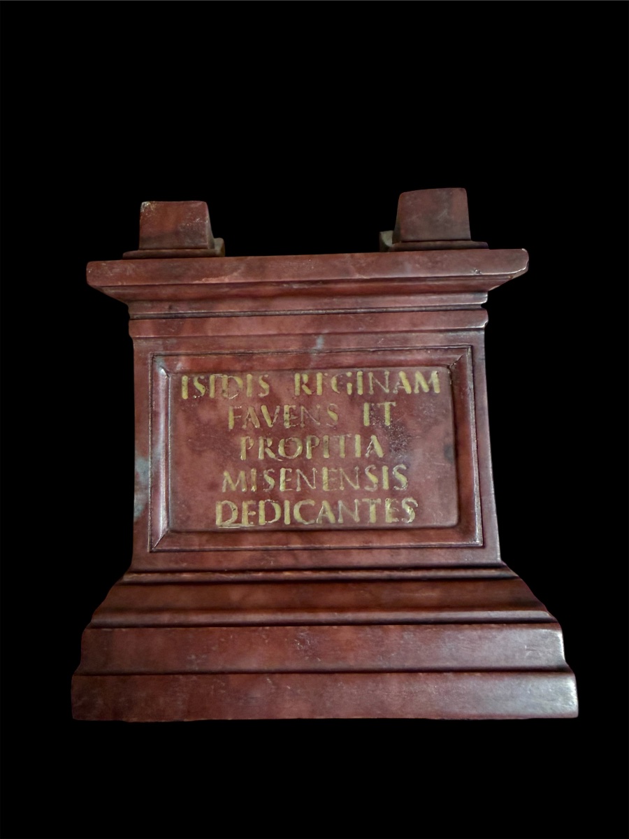 Benedetto Boschetti — Navicella in rosso antico e marmo africano, Grand Tour Roma-photo-6