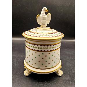 Zuccheriera in porcellana della Real Fabbrica Ferdinandea