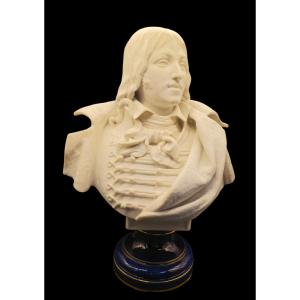 Coppia di busti in porcellana di Sevres raffiguranti Generali di Napoleone