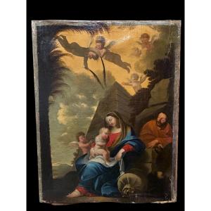 Riposo dalla Fuga in Egitto Ambito di Jacques Stella