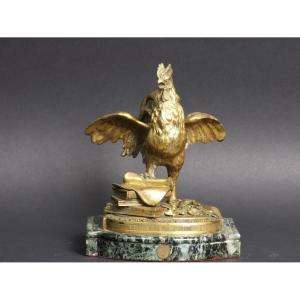 Gallic Rooster, H. Nelson, France, 19th/20th Century.