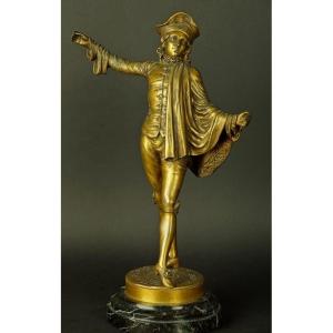 Young Exalted Man, François Vax, France, Second Half Of The 19th Century.