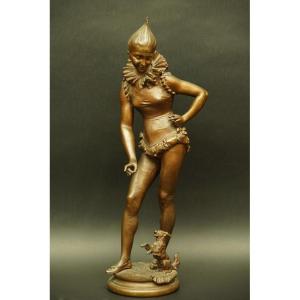 Circus Trainer, Bronze, Faure De Broussé (1843-1908), France, 19th Century.