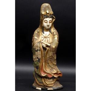 Goddess Kannon, Satsuma, Japan, Meiji Era (1868 - 1912).