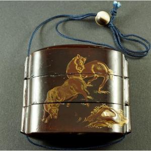 Inrō, Wood, Japan, Meiji Era (1868-1912)