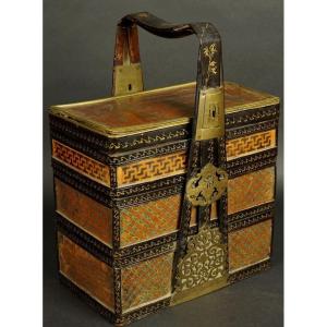 Box With Hinged Lid, Mixed Media, Japan, Edo Period (1603-1868)