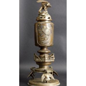 Incense Burner, Bronze, Japan, Meiji Period (1868-1912)