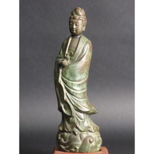Guanyin - Bodhisattva Of Compassion, Bronze, China, Qing Dynasty, 19th Century