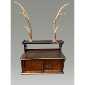 Katana Stand Furniture With Deer Antlers