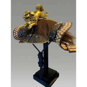 Samurai Helmet, Souhatsunari Ken Suji Kabuto Edo Period