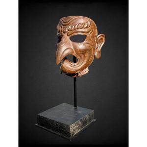 Somen Tengu In Wrought Iron By Fukutake Ichiro (1928-2002).