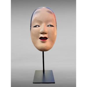 Noh Theatre Mask - Ko-omote - Meiji Period (1868-1912). 